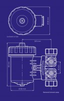 ADEY MagnaClean Micro 2 mágneses szűrő (iszapleválasztó), 1" (FL1-03-01689-EU)