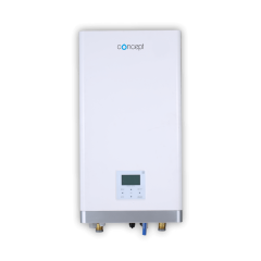 CONCEPT SPLIT levegő-víz hőszivattyú, beltéri, 9kW kieg. fűtés, 400V, 12-16kW-ig