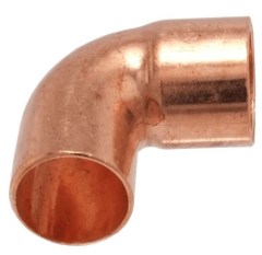 IBP 5092 forrasztható réz könyök 90° 1 tokos 22mm