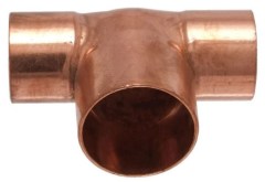 IBP 5130R forrasztható réz szűkített T-idom 15x22x15mm