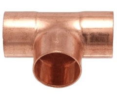 IBP 5130 forrasztható réz egál T-idom 22mm