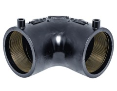 UNIDELTA S5 elektrofitting KPE könyök, 90°, PN16, PE100, SDR11, 32mm