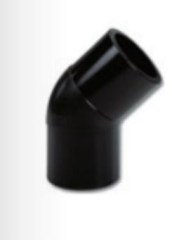 UNIDELTA süthető KPE könyök 45° PN16 PE100 SDR11 140mm