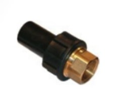 UNIDELTA S5 elektrofitting KPE átmeneti idom,réz menettel,PE100,SDR11,90mmx3