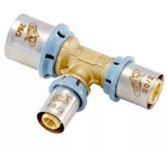 UNIDELTA 4013 press szűkített T-idom 26x3-16x2-26x3mm