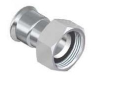 FixTrend Inox press félhollander, síktömítésű, 54mm tok-2