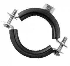 CONCEPT kétcsavaros gumis csőbilincs, M8/M10 102-116 4