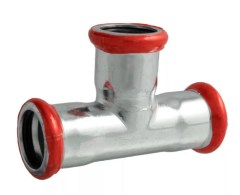 FixTrend Steel Press szénacél egál T-idom, 42mm