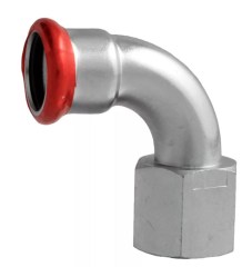 FixTrend Steel Press szénacél ív, 90°, 15mm tok-1/2